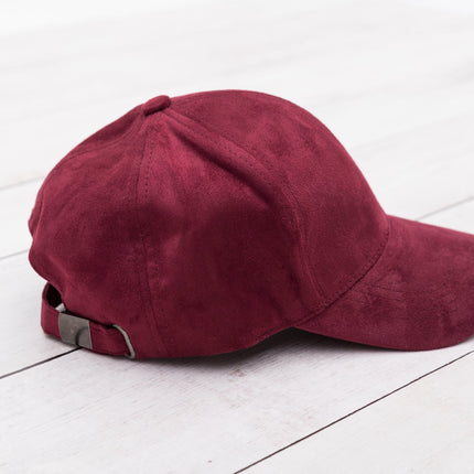 Suede Boyfriend Ball Cap