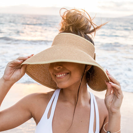 Foldable Wide Brim Bow Visor
