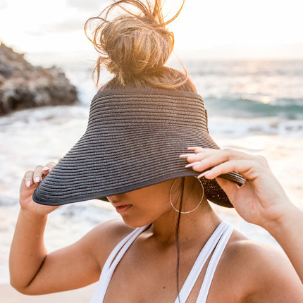 Foldable Wide Brim Bow Visor