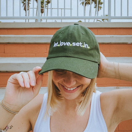 Let Love Set In Hat