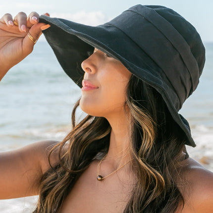 Tie-Back Bucket Sunhat