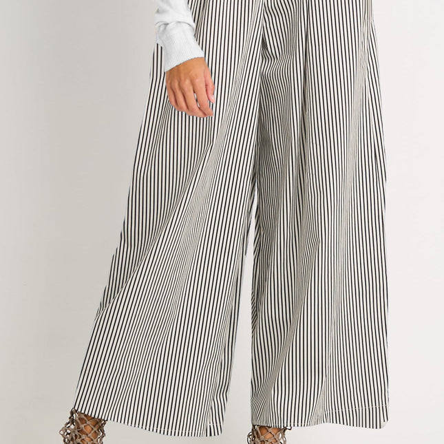 Cotton Flood Pants - Bold Stripe
