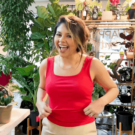 Bella Tank Top, True Red