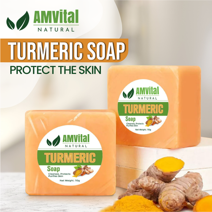 AMVital Turmeric Soap Bar for Face & Body - Dashing Nova