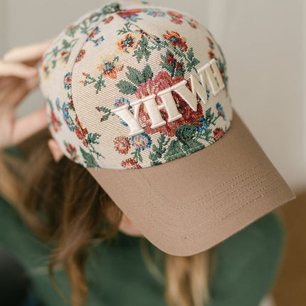 Hat: Floral YHWH