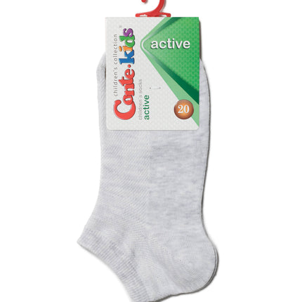 Conte-Kids Active #19S-180SP(484) - Lot of 2 pairs 68% Cotton Socks for Girls