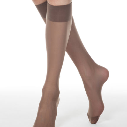 Conte Tension 20 Den - 2 Pairs (Pack) Classic Knee-Highs for Women (8S-3SP)