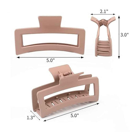 5-Inch Large Claw Clips – 3-Pack Non-Slip Hair Clips for Thick Hair