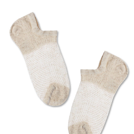Conte Active #20S-106SP(251) - 1 pair Ultra-short Cotton Women's Socks with linen