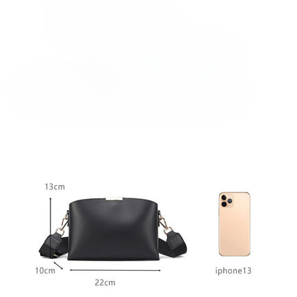 Elegant Women's Wide Shoulder Strap Shell Bag - Stylish & Functional Small Crossbody Bag