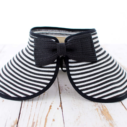 Foldable Bow Stripe Visor