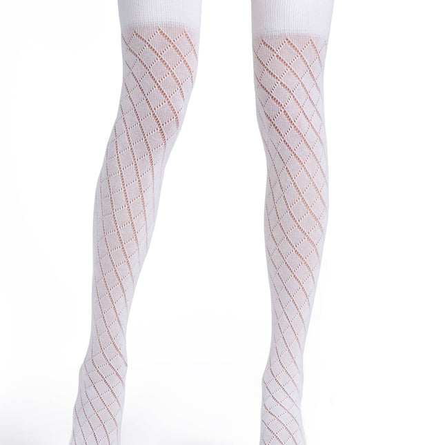 Conte Bis - Fantasy Ajour Openwork Cotton Women's Over Knee (14С-33СП) - Dashing Nova