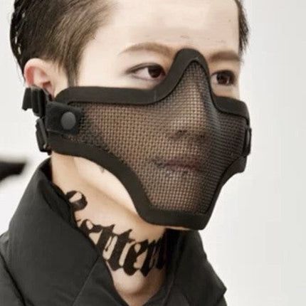 Skull Punk Rivets Performance Mask Halloween Mask