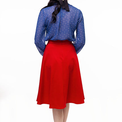 Charlotte Nova Skirt in Red - Plus Sizes only