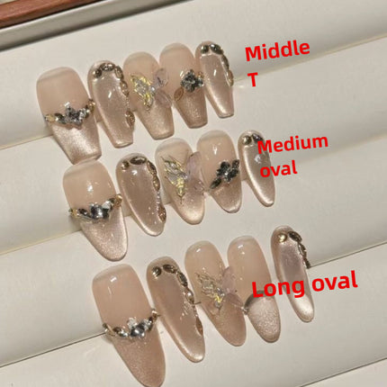 1009- Handmade press on nails fake nails removable