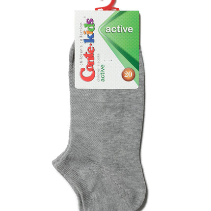 Conte-Kids Active #19S-180SP(484) - Lot of 2 pairs 68% Cotton Socks for Girls