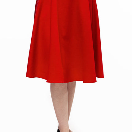 Charlotte Nova Skirt in Red - Plus Sizes only
