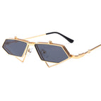 Gold frame grey