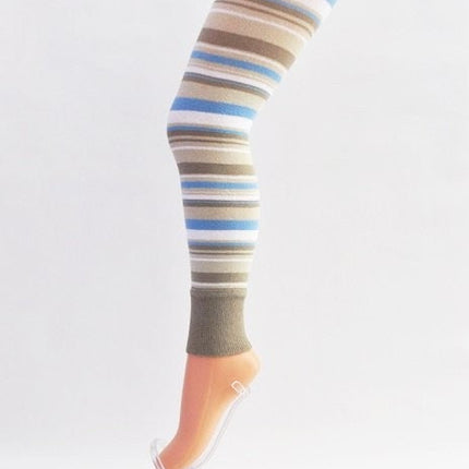 Conte Viva #6С-14СП(005) - Kids Cotton Classic Striped Leggings for Girls