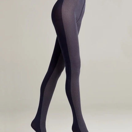 Conte Duet 60 Den - Fantasy Opaque Women's Tights with two-tone pattern (8S-162SP)