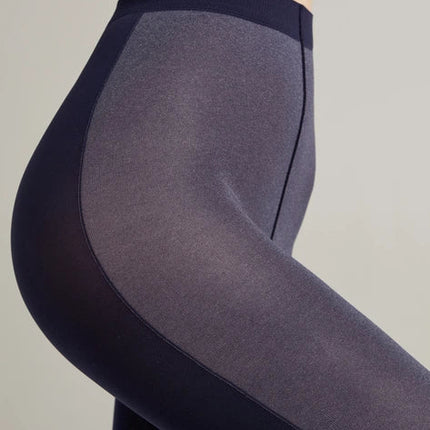 Conte Duet 60 Den - Fantasy Opaque Women's Tights with two-tone pattern (8S-162SP)