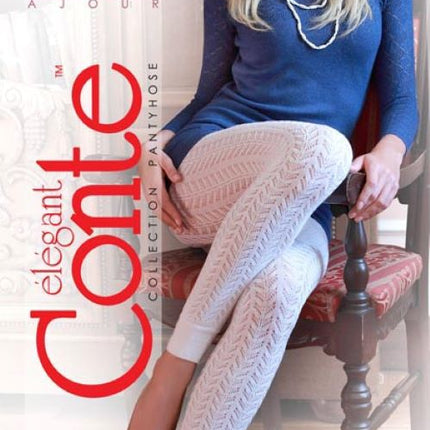 Conte Art - MicroModal Ajour Openwork Women's Leggings (13С-52СП)
