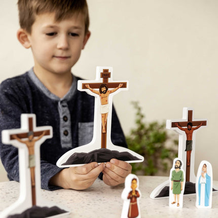 Stations of the Cross Pray & Play Set - By Saintly Heart & Brother Francis