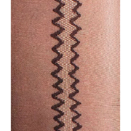 Conte Bliss 20 Den - Fantasy Women's Pantyhose with Zig-Zag Pattern on both sides (15S-50SP)