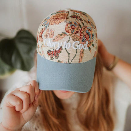Hat: Floral Glory to God