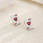 04 Red earrings
