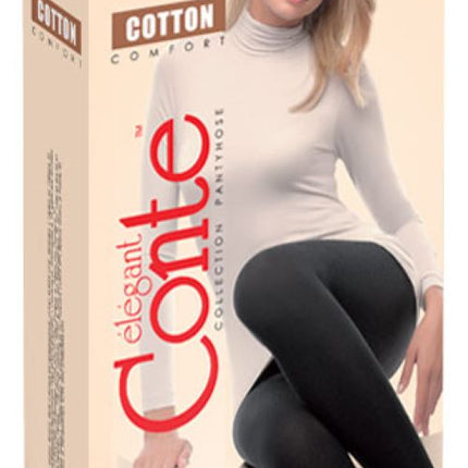 Conte Cotton 150 Den - 53% Cotton Warm Opaque Women's Tights (7С-72СП)
