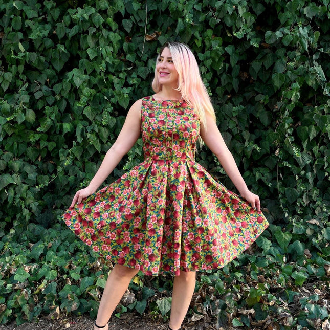 Elizabeth Dress in Pomegranate
