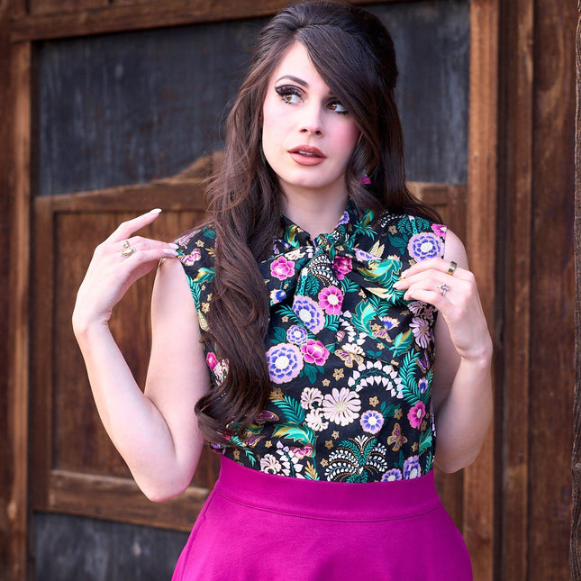 Hummingbird Bow Top - XS only, 1 left!