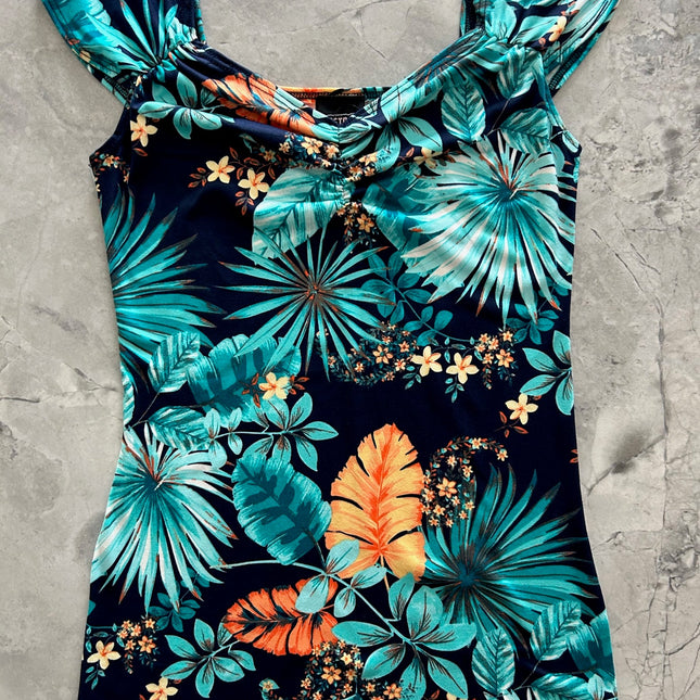 Isabel Top in Tropical - Small only