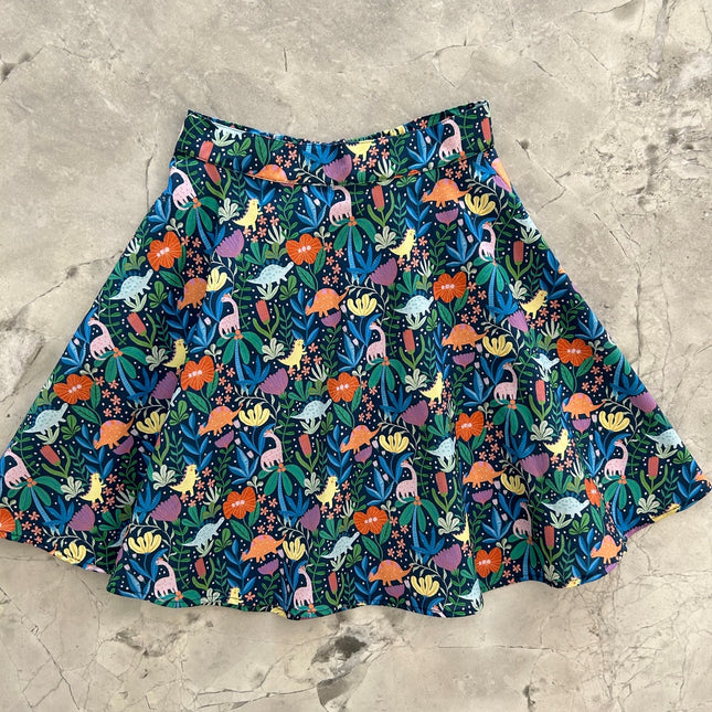 Prehistoric Skater Skirt - 1X only