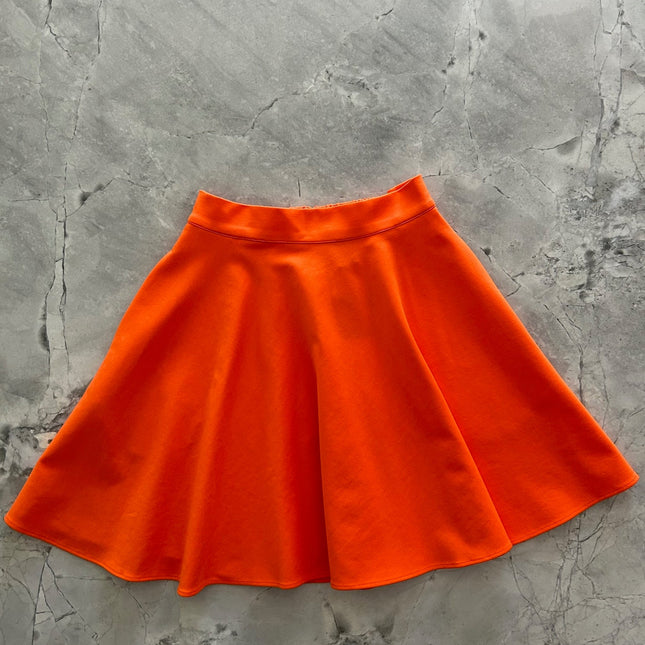 Harper Skater Skirt in Orange