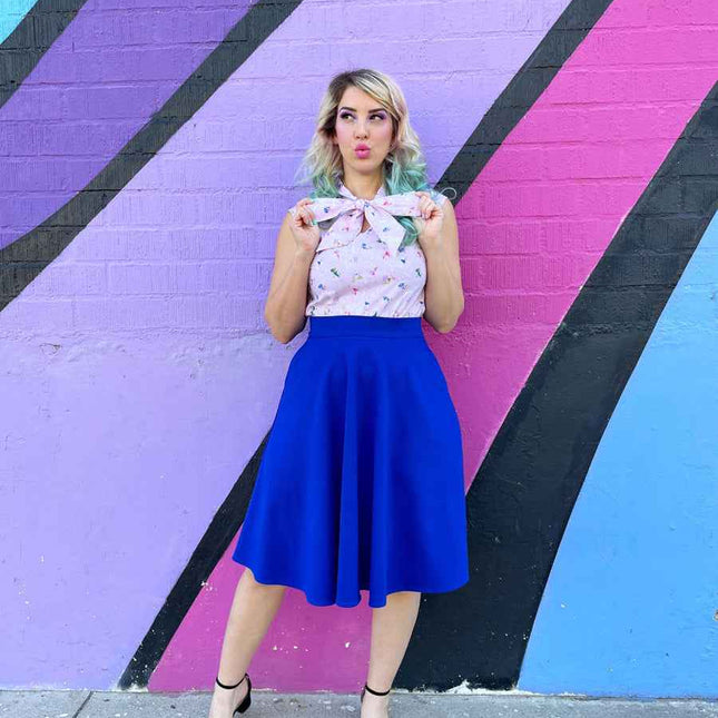Charlotte Nova Skirt in Blue