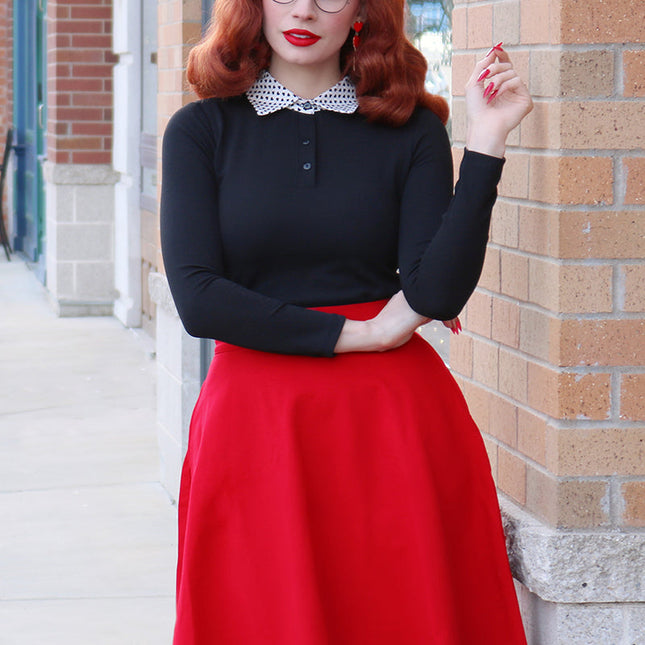 Charlotte Nova Skirt in Red - Plus Sizes only