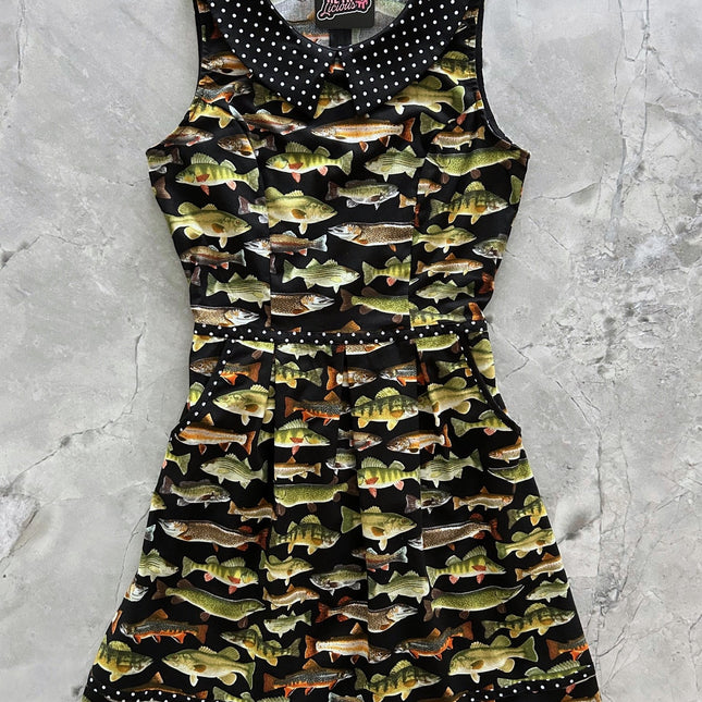 Fish Collared Dress