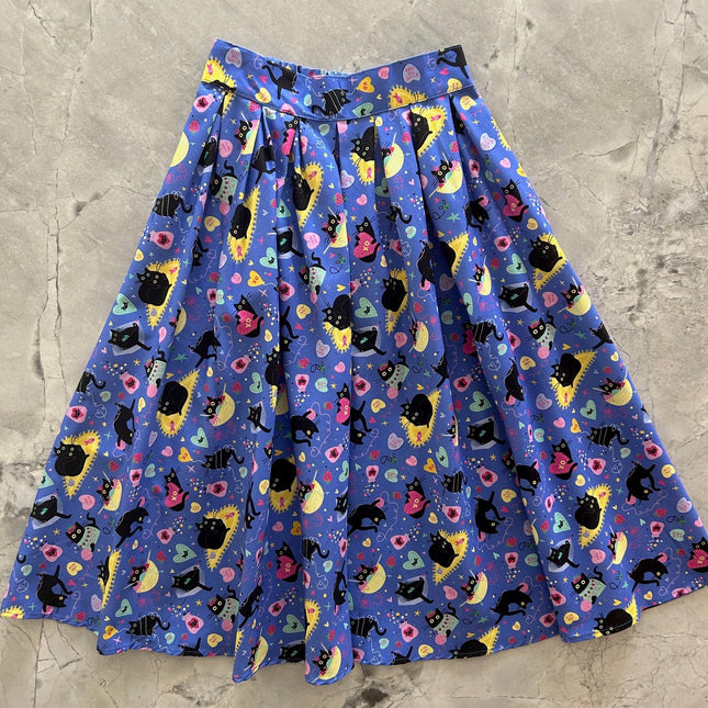 Purple Cat Doris Skirt - XS only, 1 left!