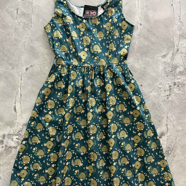 Beehive Fit & Flare Dress