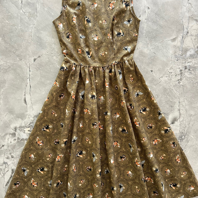 Witchy Animals Midi Dress - Small & 3X Only!