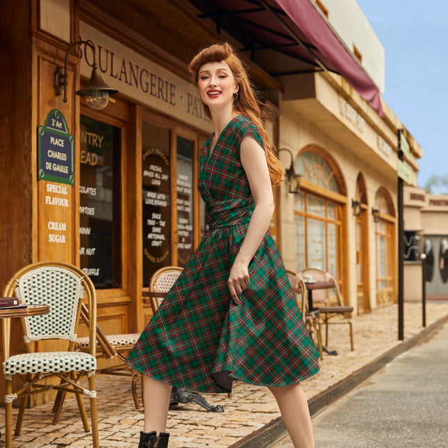 Plaid Greta Dress - 4X only, 1 left!