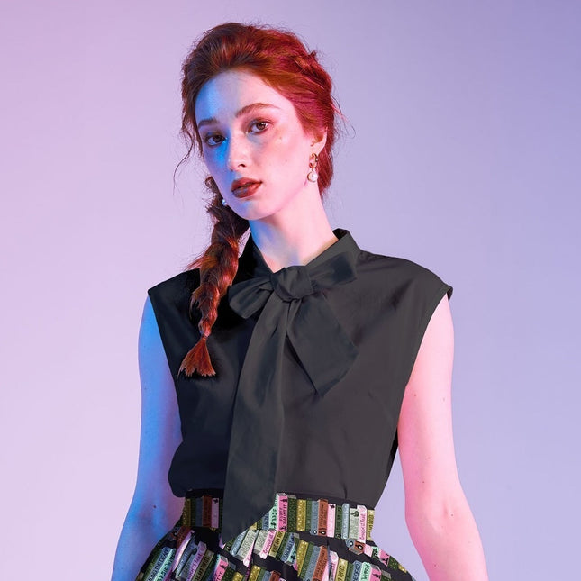 Black Bow Top