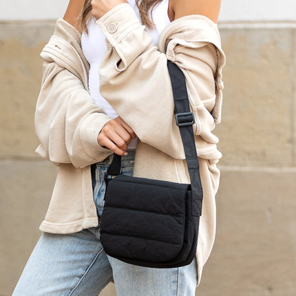 Afton Quilted Foldover Crossbody