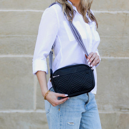 Everly Vegan Leather Camera Crossbody