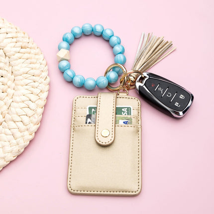 Silicone Key Ring Wallet Bracelet