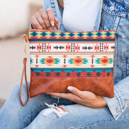 Aztec Boho Clutch