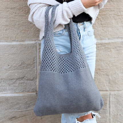 Soft Knit Hobo Shoulder Bag