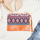 Blue Black Aztec/ Tan